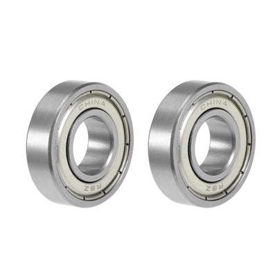Harfington Uxcell Deep Groove Ball Bearings Double Shielded Chrome Steel Z1 P0