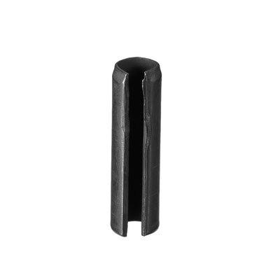 Harfington Dowel Pin Carbon Steel Split Spring Roll Shelf Support Pin Fasten Hardware Black 20Pcs