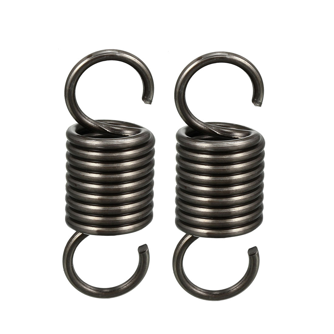 Harfington Extended Compressed Spring Spring Steel Small Dual Hook Tension Spring 2pcs