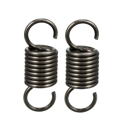 Harfington Extended Compressed Spring Spring Steel Small Dual Hook Tension Spring 2pcs