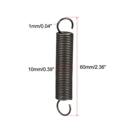 Harfington Extended Compressed Spring Spring Steel Small Dual Hook Tension Spring