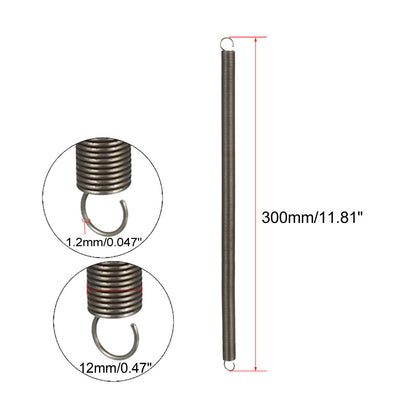 Harfington Extended Compressed Spring Spring Steel Small Dual Hook Tension Spring