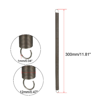 Harfington Extended Compressed Spring Spring Steel Small Dual Hook Tension Spring