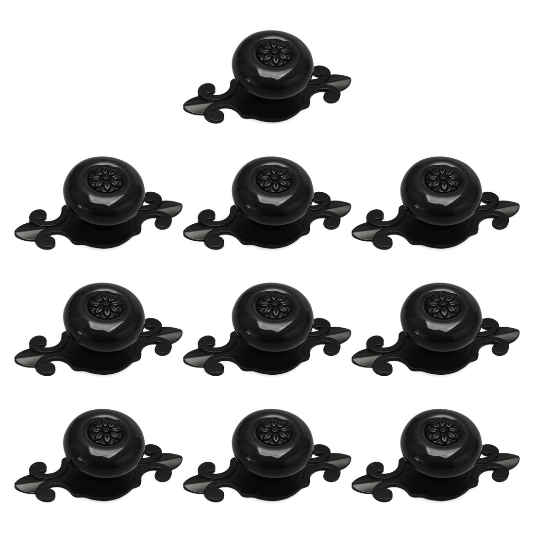 Harfington Ceramic Vintage Knobs Drawer Pull Handle Cupboard Wardrobe Cabinet 10pcs