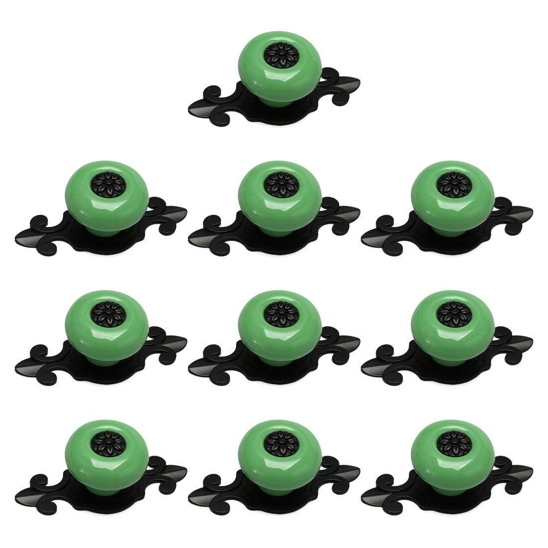 Harfington Ceramic Vintage Knobs Drawer Pull Handle Cupboard Wardrobe Cabinet 10pcs