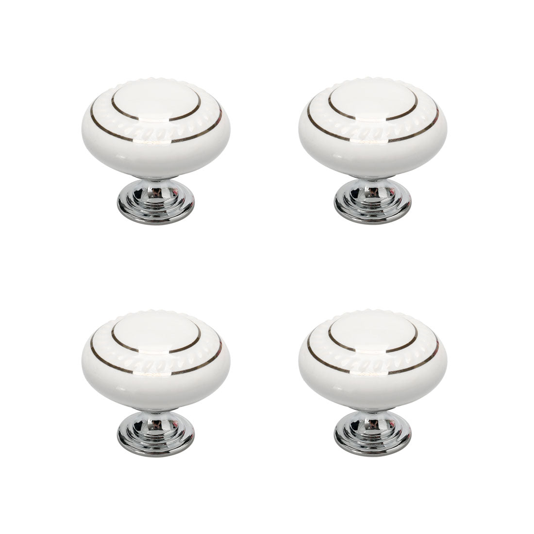 Harfington Ceramic Vintage Knobs Drawer Pull Handle Cupboard Dresser 4pcs