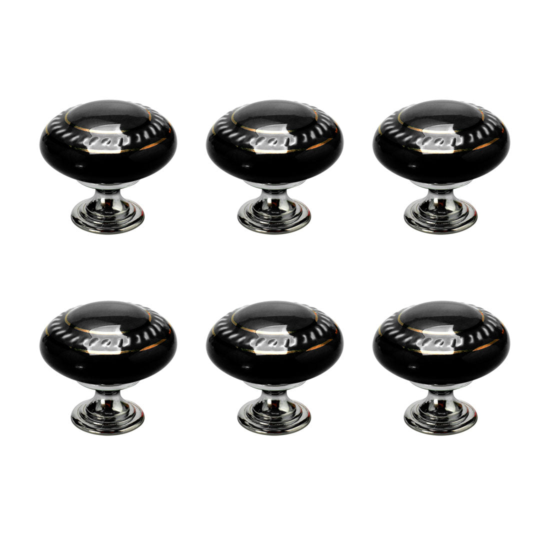 Harfington Ceramic Vintage Knobs Drawer Pull Handle Cupboard Dresser 6pcs