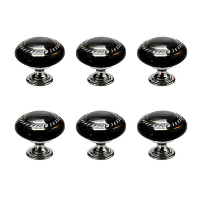 Harfington Ceramic Vintage Knobs Drawer Pull Handle Cupboard Dresser 6pcs