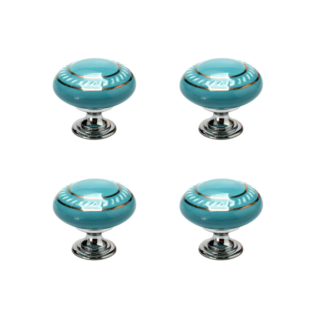 Harfington Ceramic Vintage Knobs Drawer Pull Handle Cupboard Dresser 4pcs