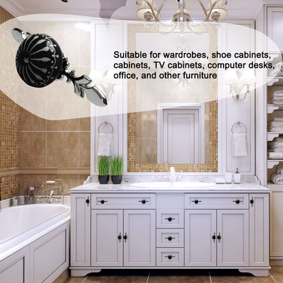 Harfington Ceramic Vintage Knob Drawer Pull Handles Cupboard Wardrobe 6pcs