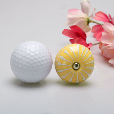 Harfington Ceramic Vintage Knob Drawer Pull Handles Cupboard Wardrobe 6pcs