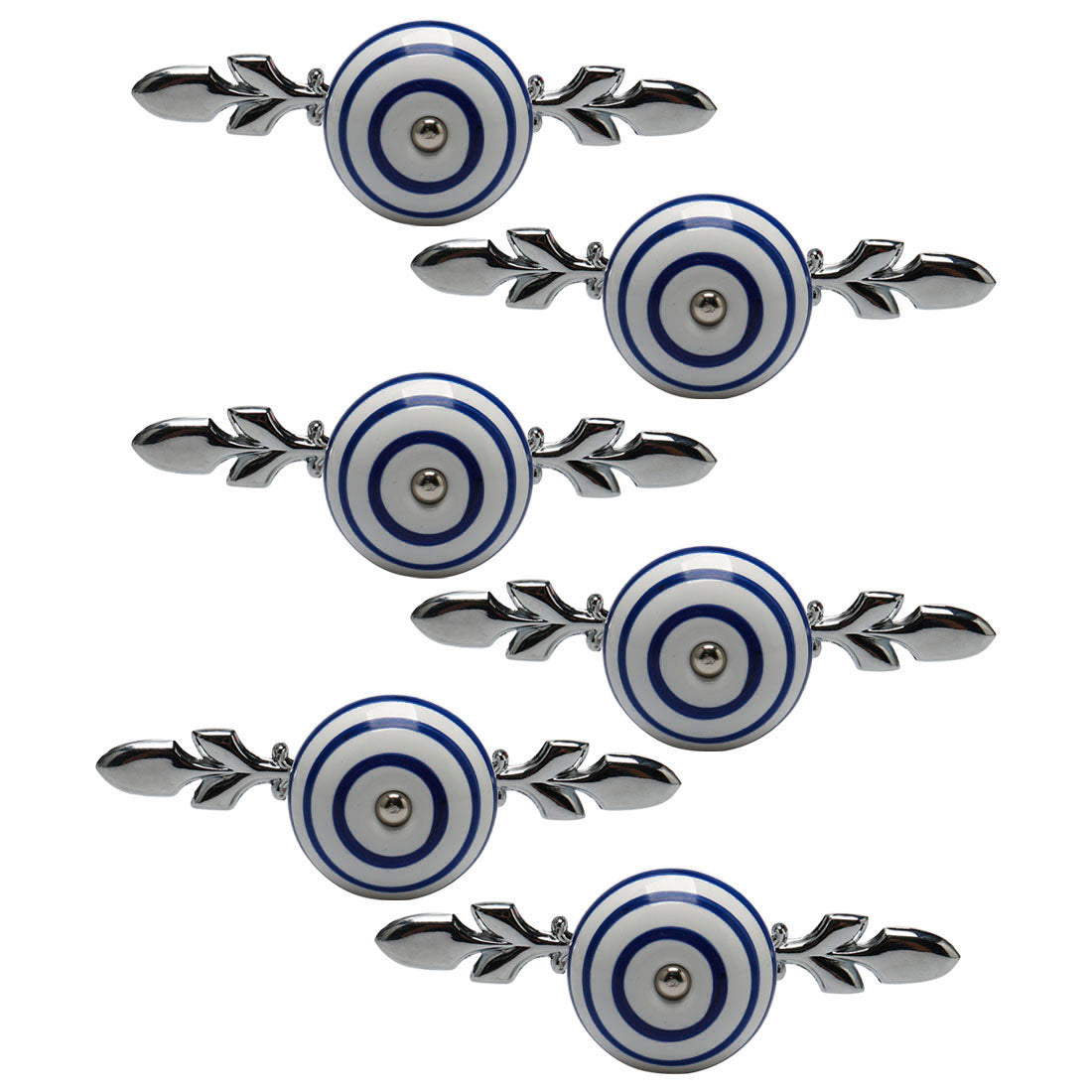 Harfington Ceramic Vintage Knob Drawer Pull Handles Cupboard Wardrobe 6pcs