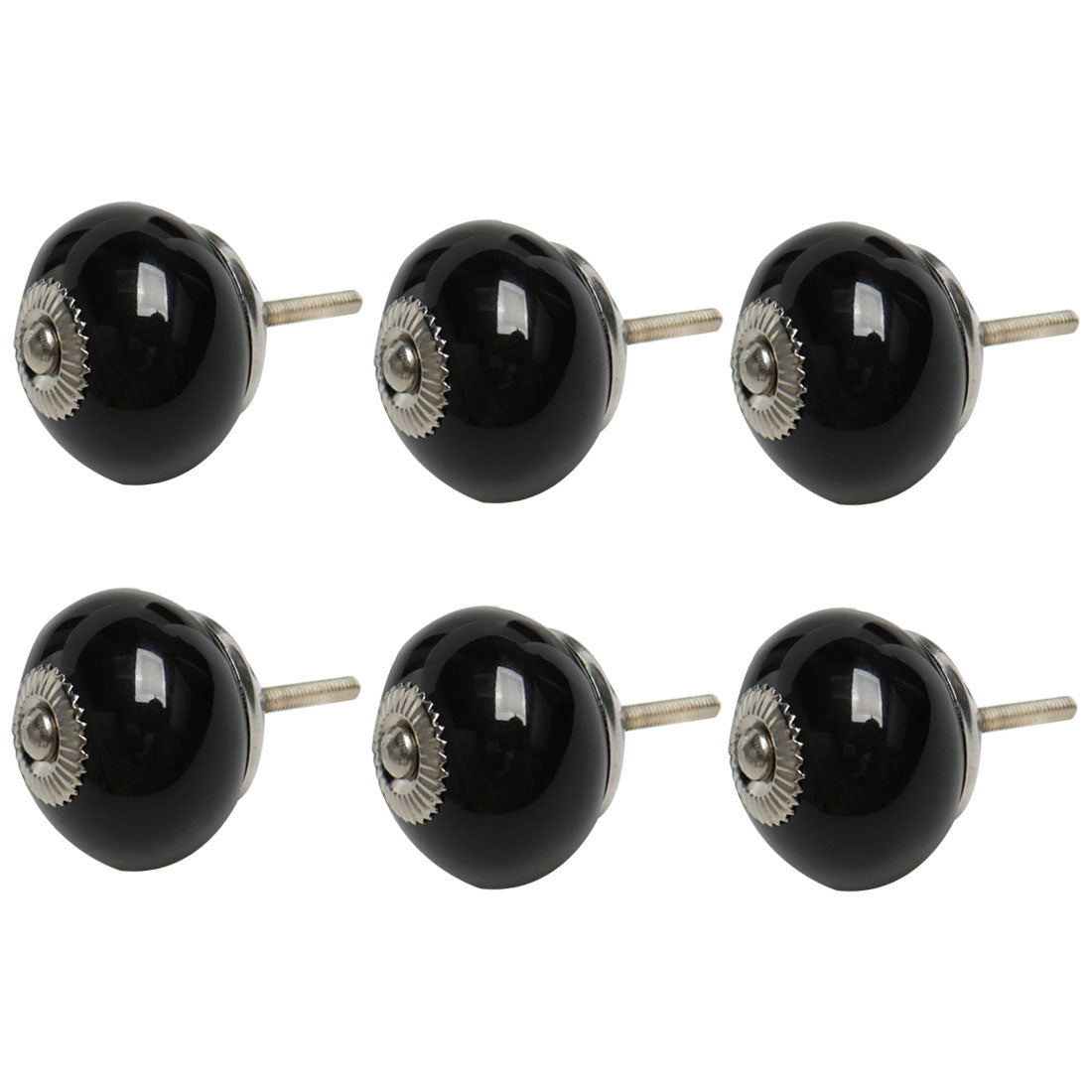 Harfington Ceramic Vintage Knob Drawer Round Pull Handle Wardrobe Dresser Door 6pcs