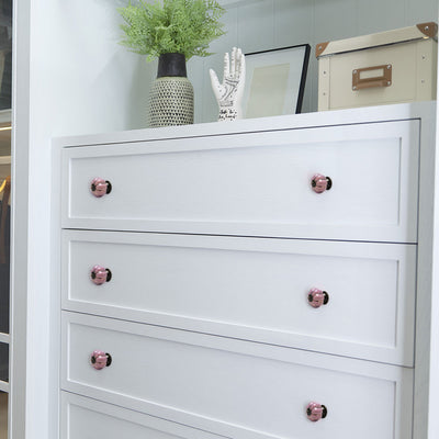 Harfington Ceramic Vintage Knob Pumpkin Handle Cupboard Wardrobe Drawer Dresser