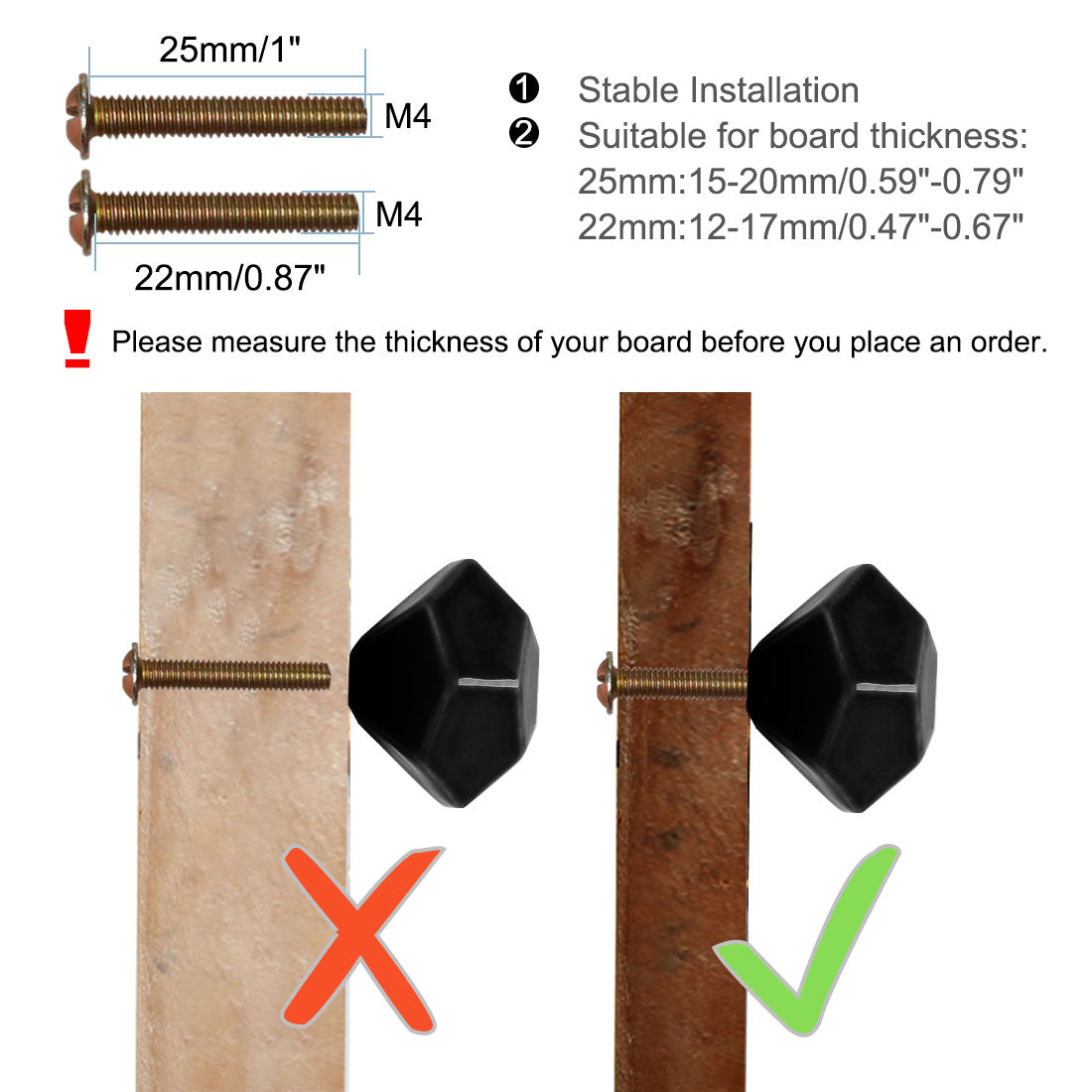 Harfington Ceramic Vintage Knob Geometry Drawer Pull Handle Cupboard Wardrobe 4pcs