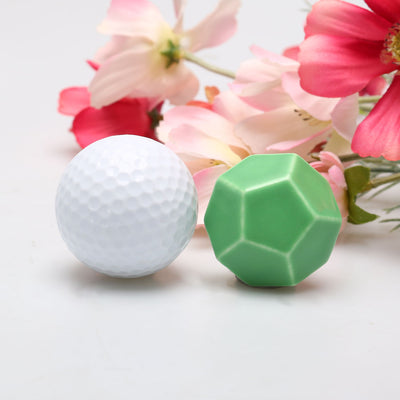 Harfington Ceramic Vintage Knob Geometry Drawer Pull Handle Cupboard Wardrobe 6pcs