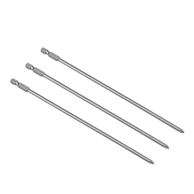 Harfington 3Pcs 1/4Inch Hex Shank 200mm Length Phillips 4.5PH1 Magnetic S2 Screwdriver Bits