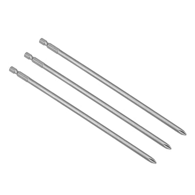 Harfington 3Pcs 1/4-Inch Hex Shank 200mm Length Phillips 6PH2 Magnetic S2 Screwdriver Bits