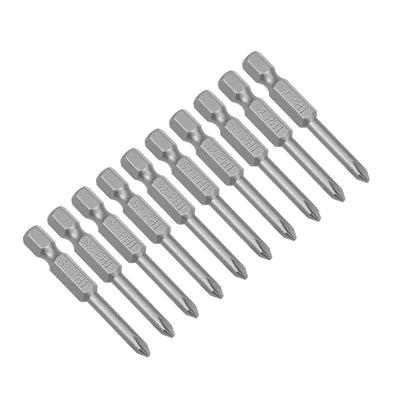 Harfington 10 Pcs Magnetic Phillips Screwdriver Bits, Hex Shank S2 Power Tool
