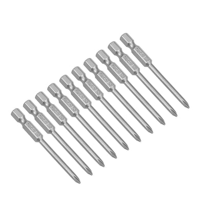 Harfington 10 Pcs Magnetic Phillips Screwdriver Bits, Hex Shank S2 Power Tools