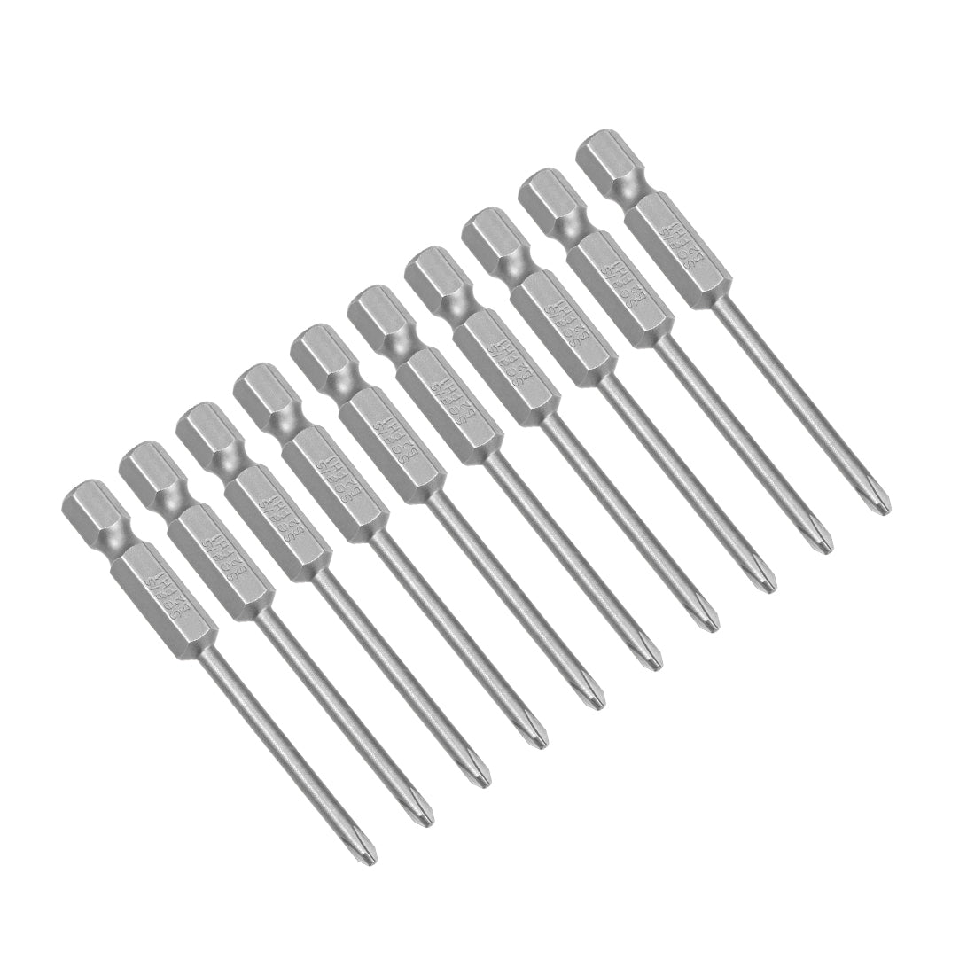 Harfington 10 Pcs Magnetic Phillips Screwdriver Bits, Hex Shank S2 Power Tools