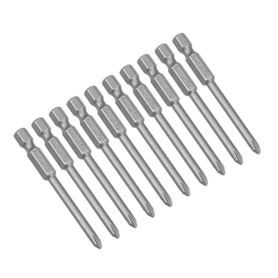 Harfington 10 Pcs Magnetic Phillips Screwdriver Bits, Hex Shank S2 Power Tools