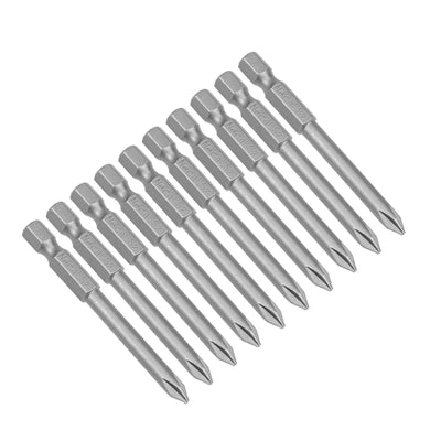 Harfington 10 Pcs Magnetic Phillips Screwdriver Bits, Hex Shank S2 Power Tools