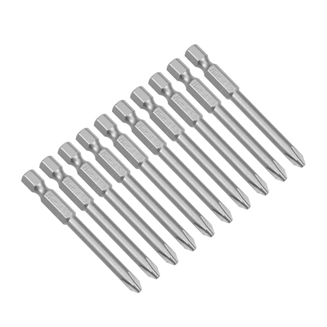 Harfington 10 Pcs Magnetic Phillips Screwdriver Bits, Hex Shank S2 Power Tools