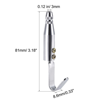 Harfington Gallery Picture Painting Hanger,Adjustable Wire Rope Exhibition Hall Professional Art Display Hanger 81mm Length 3Pcs