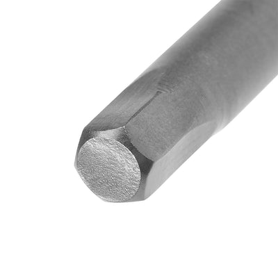 Harfington 10Pcs 1/4" Hex Shank 65mm Length Magnetic Hex Head H5 Screwdriver Bits S2 Alloy Steel