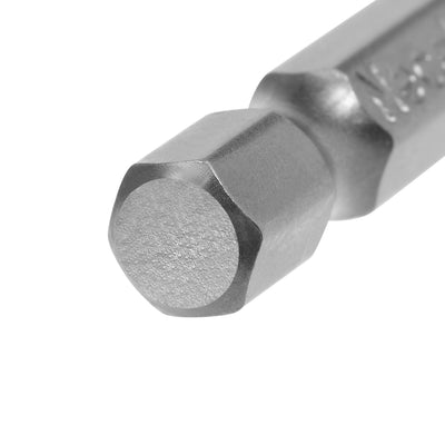 Harfington 10Pcs 1/4" Hex Shank 65mm Length Magnetic Hex Head H5 Screwdriver Bits S2 Alloy Steel