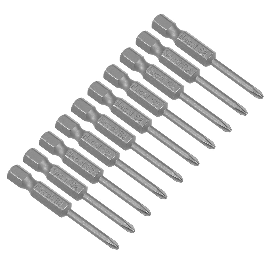 Harfington 10 Pcs Magnetic Phillips Screwdriver Bits, Hex Shank S2 Power Tool