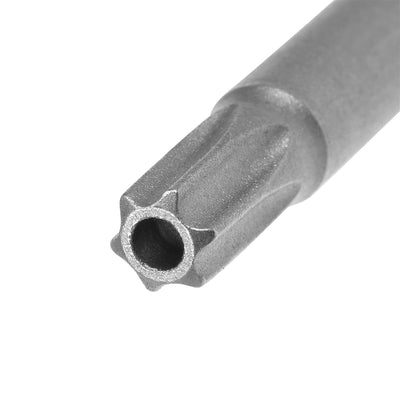 Harfington 5 Pcs Magnetic Torx Screwdriver Bits, Hex Shank S2 Security Tamper Proof Screw Driver Kit Tool