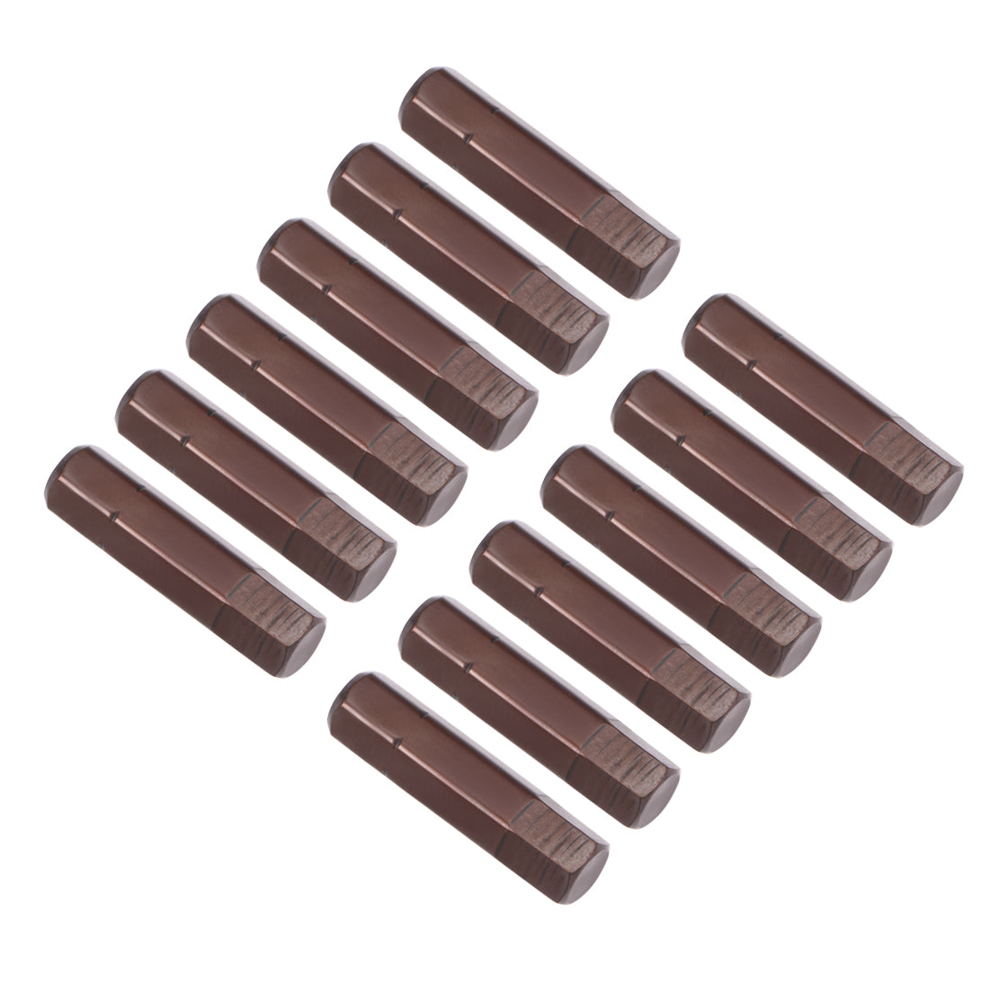 Harfington 12 Pcs 1/4" Hex Shank 25mm Length Magnetic Hex Head H6 Screwdriver Bits S2 Alloy Steel