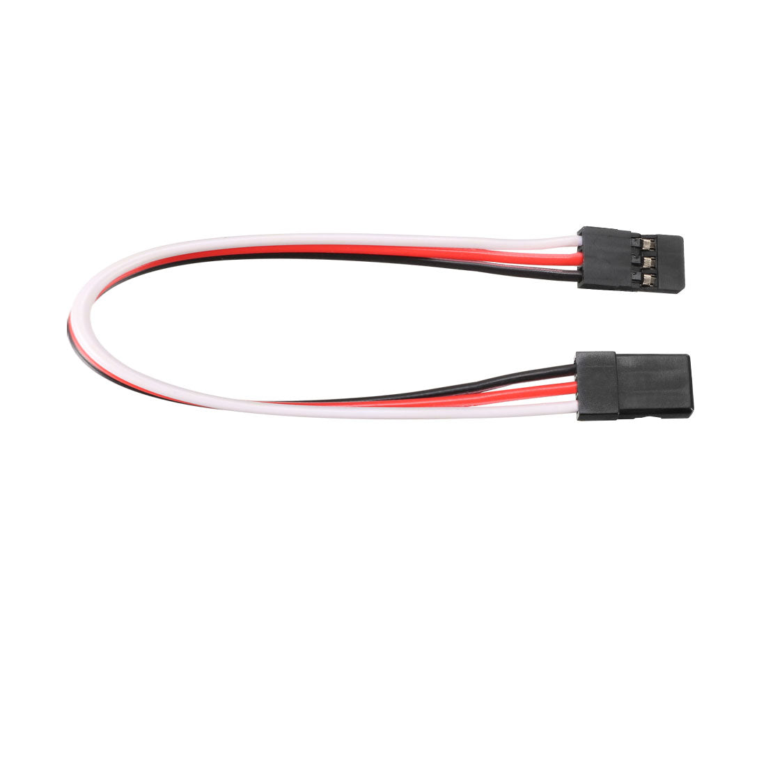 Harfington 18CM 3-Pin Male to Male Lead Servo Extension Cable Cord Connectors, 26AWG 30-Cores Wire for RC Futaba JR Servo