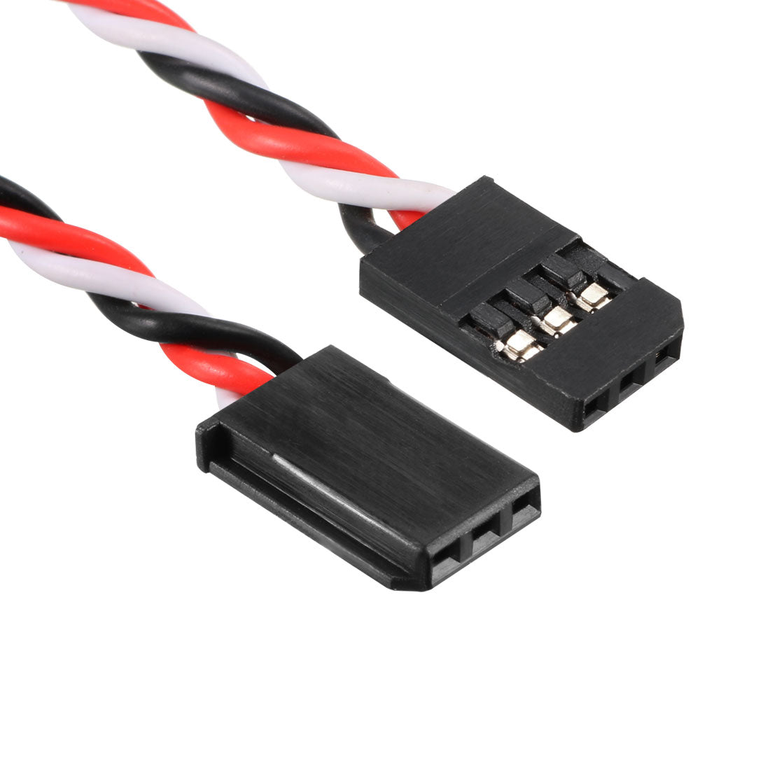 Harfington 18CM/7.09inch Male to Male Lead Twisted Servo Extension Cable, 22AWG 60-Cores Wire for RC Futaba JR Servo