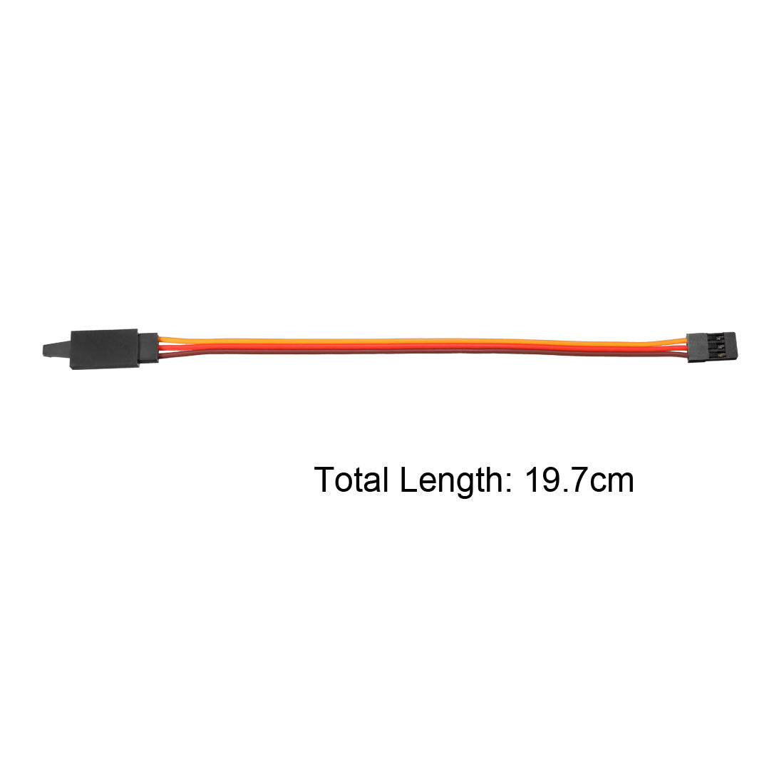 Harfington 150mm Servo Extension Cable Anti-reverse Plug 60 Core RC Futaba Lock