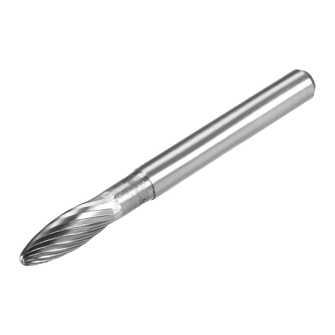 Harfington Tungsten Carbide YG8 Single Cut Rotary Burrs File 6mmOval Shape with 1/4" Shank