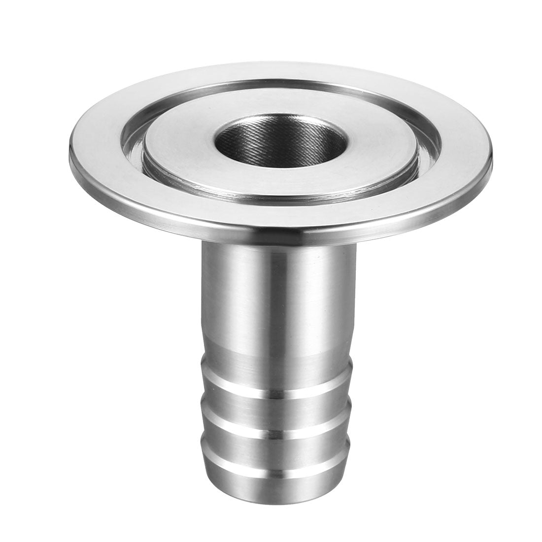 Harfington Clamp Hose Adapter 2.165 Inch Flange to Hose Barb Sanitary Fitting 2Pcs