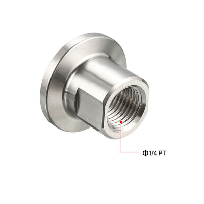 Harfington Sanitary Pipe Fitting Female Threaded PT To Clamp OD 30mm Ferrule 2 Pcs