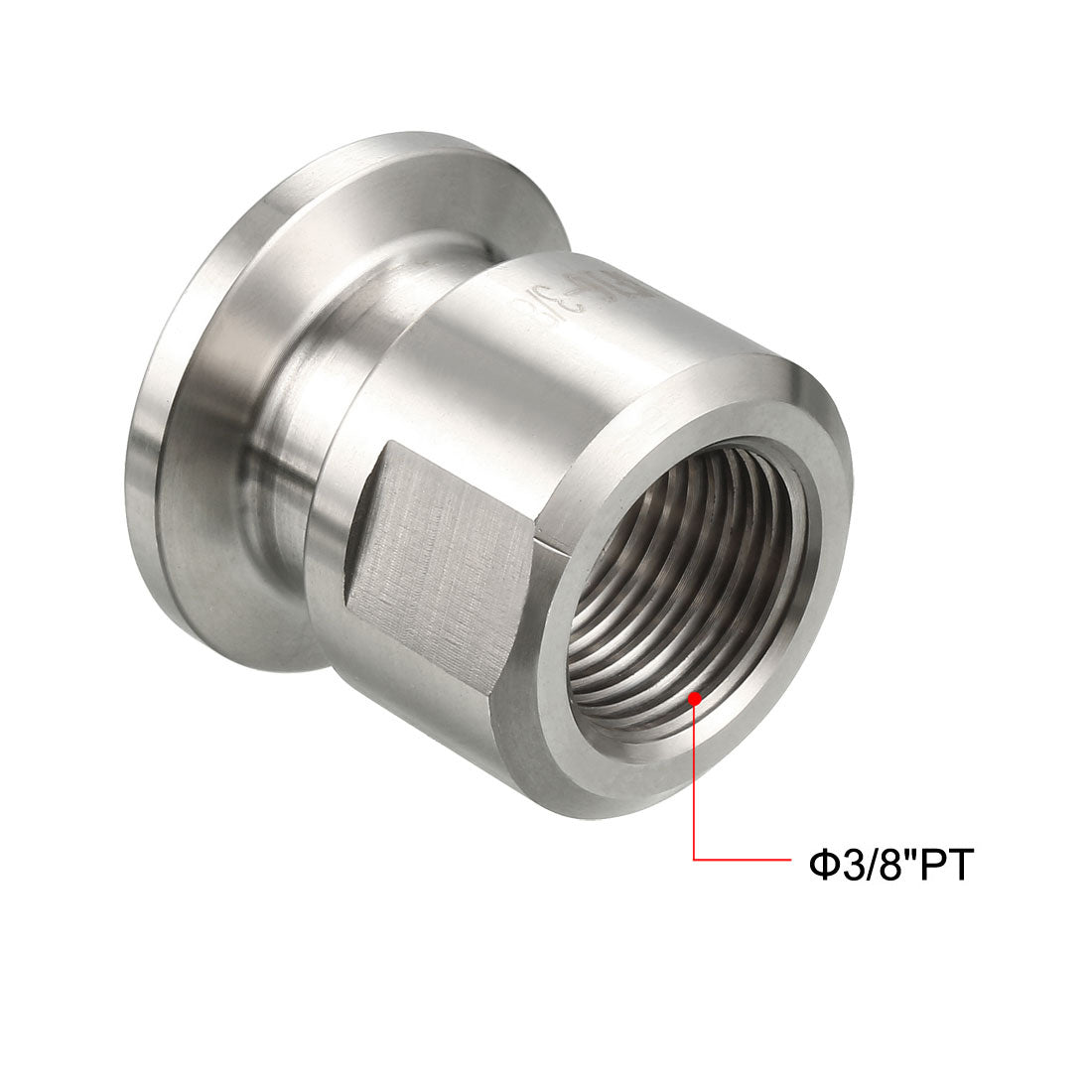 Harfington Sanitary Pipe Fitting Female Threaded PT To Clamp OD 30mm Ferrule 2 Pcs