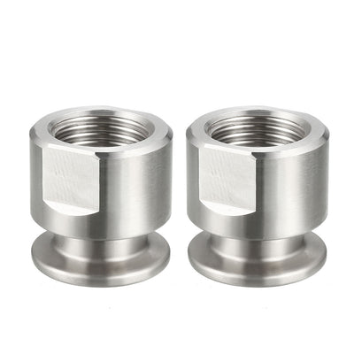 Harfington Sanitary Pipe Fitting Female Threaded PT To Clamp OD 30mm Ferrule 2 Pcs