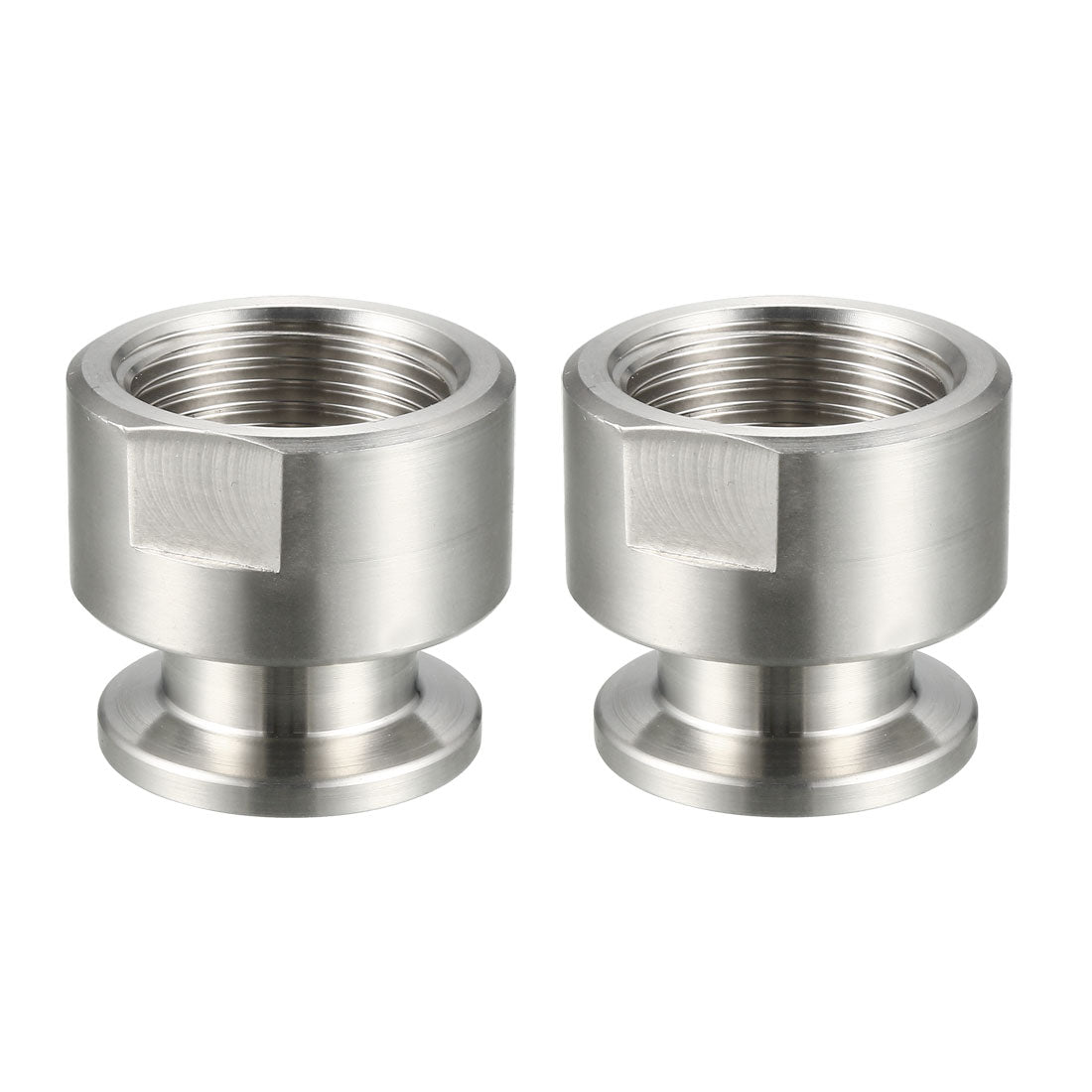 Harfington Sanitary Pipe Fitting Female Threaded PT To Clamp OD 30mm Ferrule 2 Pcs