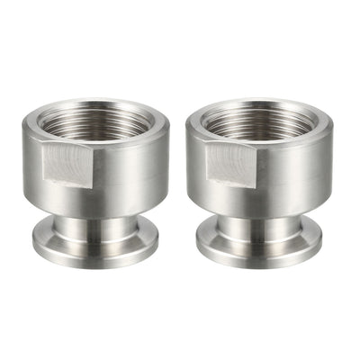 Harfington Sanitary Pipe Fitting Female Threaded PT To Clamp OD 30mm Ferrule 2 Pcs