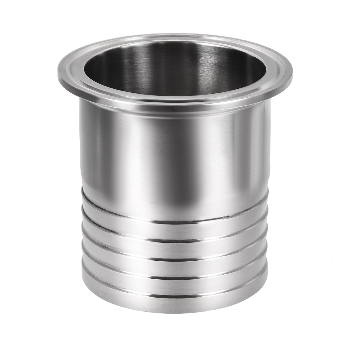 Harfington Clamp Hose Adapter 3.051 Inch Flange to Hose Barb Sanitary Fitting