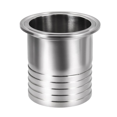 Harfington Clamp Hose Adapter 3.051 Inch Flange to Hose Barb Sanitary Fitting