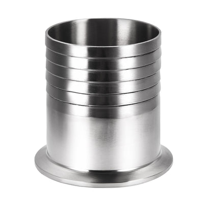 Harfington Clamp Hose Adapter 3.051 Inch Flange to Hose Barb Sanitary Fitting