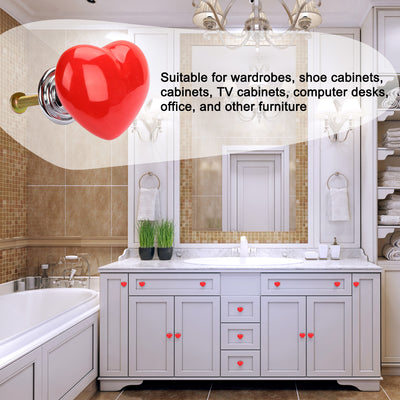 Harfington Ceramic Knob Handle Wood Dresser Wardrobe Cabinet Accessory