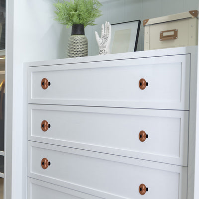 Harfington Ceramic Knob Handle Wood Dresser Wardrobe Cabinet Accessory 8pcs