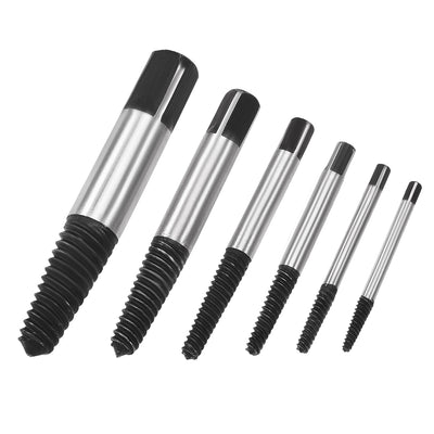 Harfington 6Pcs Damaged Screw Broken Bolt Extractor Drill Bits Set for Faucet Water Pipe